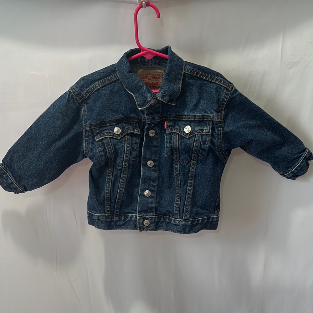 Levi's Blue Jean Jacket Classic Denim Style size 2T